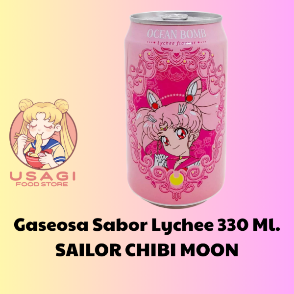 Producto - Gaseosa Sabor Lychee 330 ml Sailor Chibi Moon