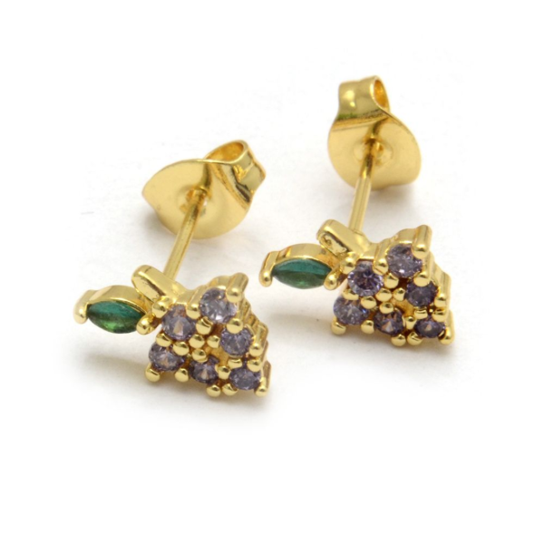 Producto - aros Uva (dorados)