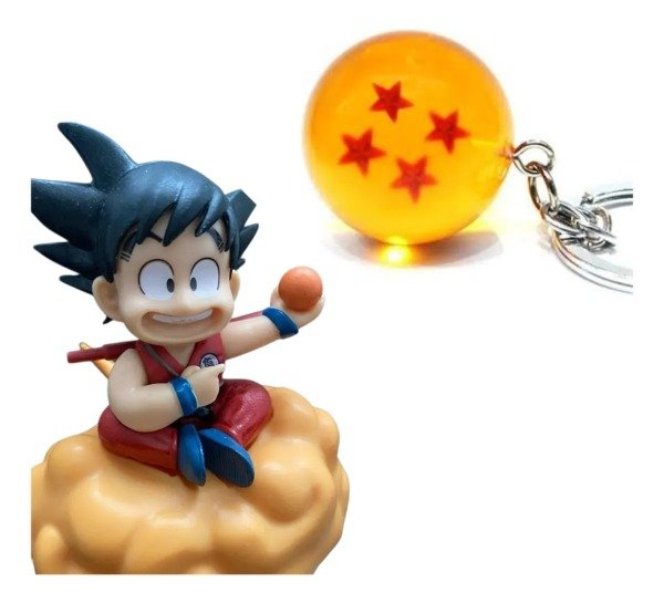 Producto - Combo Dragon Ball Goku En Nube Voladora + Llavero De Esfera