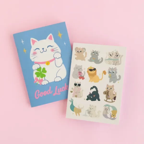 Producto - Set de libretas x2 - gatitos!