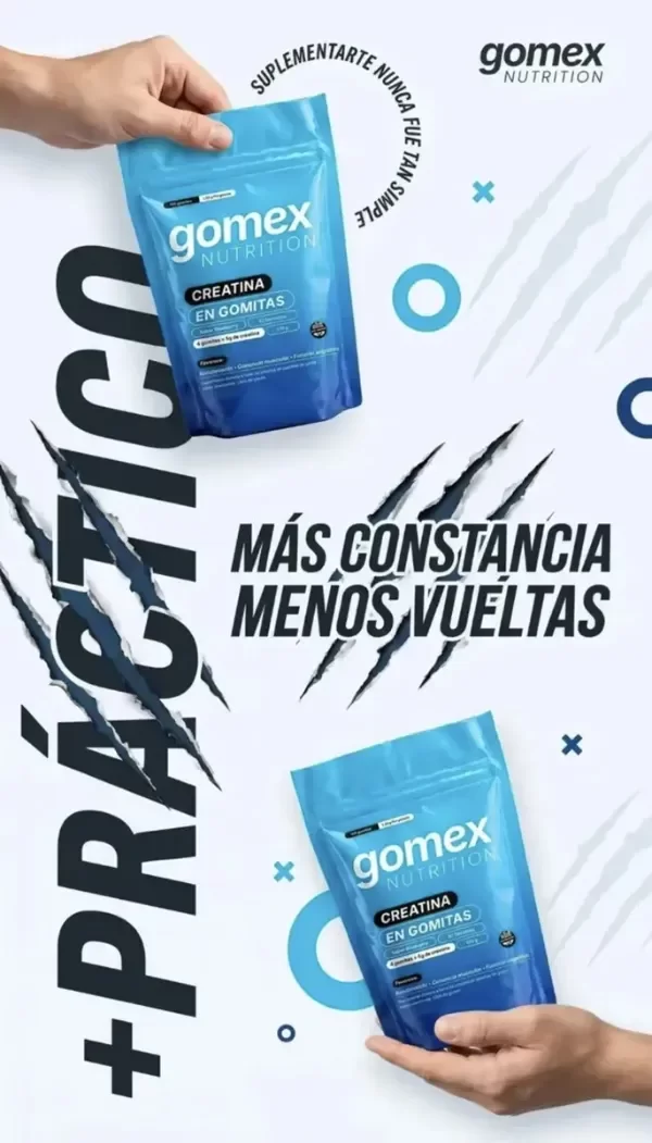 Producto - Gomitas Creatina 5g Monohidratada - GOMEX NUT - 2