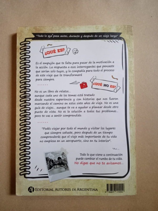 Producto - Un viaje interior - Juan Caldaroni / Daniela Elias - Autores de Argentina 2016 - 1