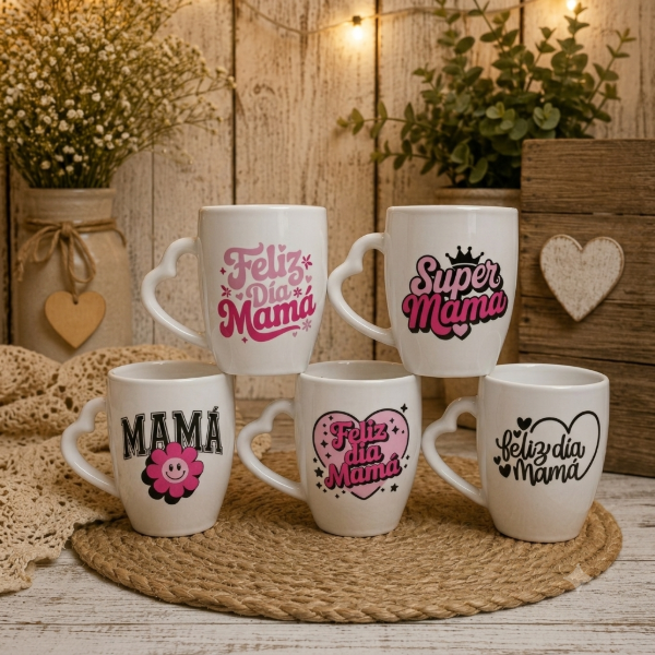 Producto - COMBO X 12 TAZAS BOMBE MAMÁ ASA CORAZÓN - 4
