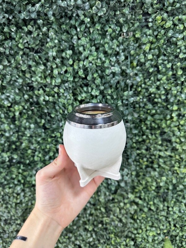Producto - Mate torpedo blanco de calabaza