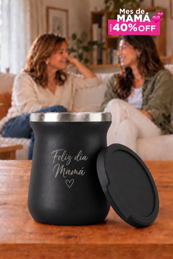 Producto - MATE MATEANDO FLOW DE ACERO TERMICO 236 ML TAPA + BOMBILLA + PERSONALIZADO - 2