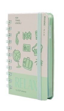 Producto - AGENDA MOOVING MOOD RELAX 10x15 ESPIRALADA - dos dias por hoja