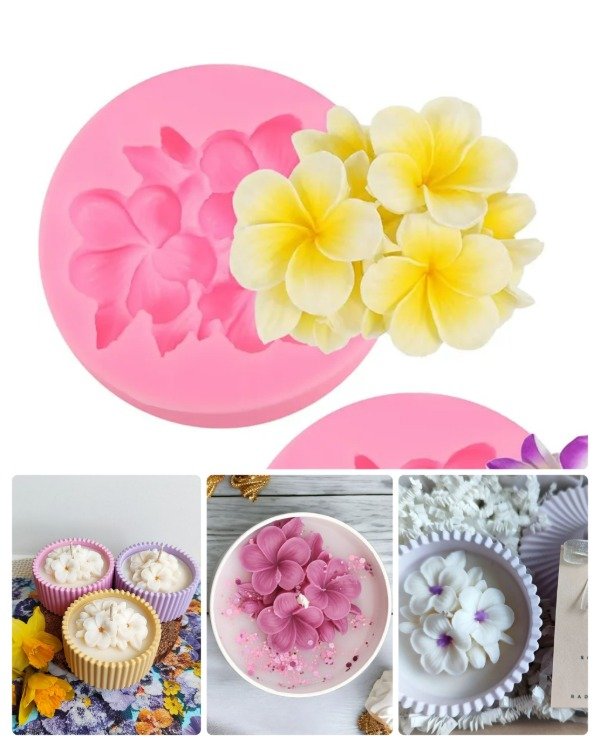 Producto - Molde de silicona flores ramito tendencia