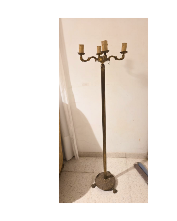 Producto - Lámpara de pie de bronce / 1.4m de alto