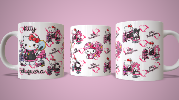 Producto - Plantilla para taza de Hello Kitty Profesiones - 5