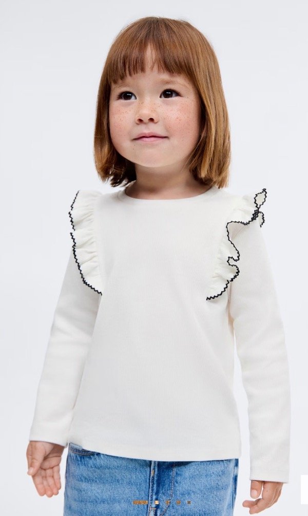 Producto - Remera Mango con volados