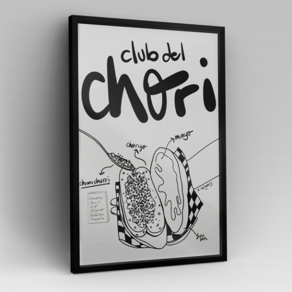 Producto - Cuadro Deco Choripan Argentina #2