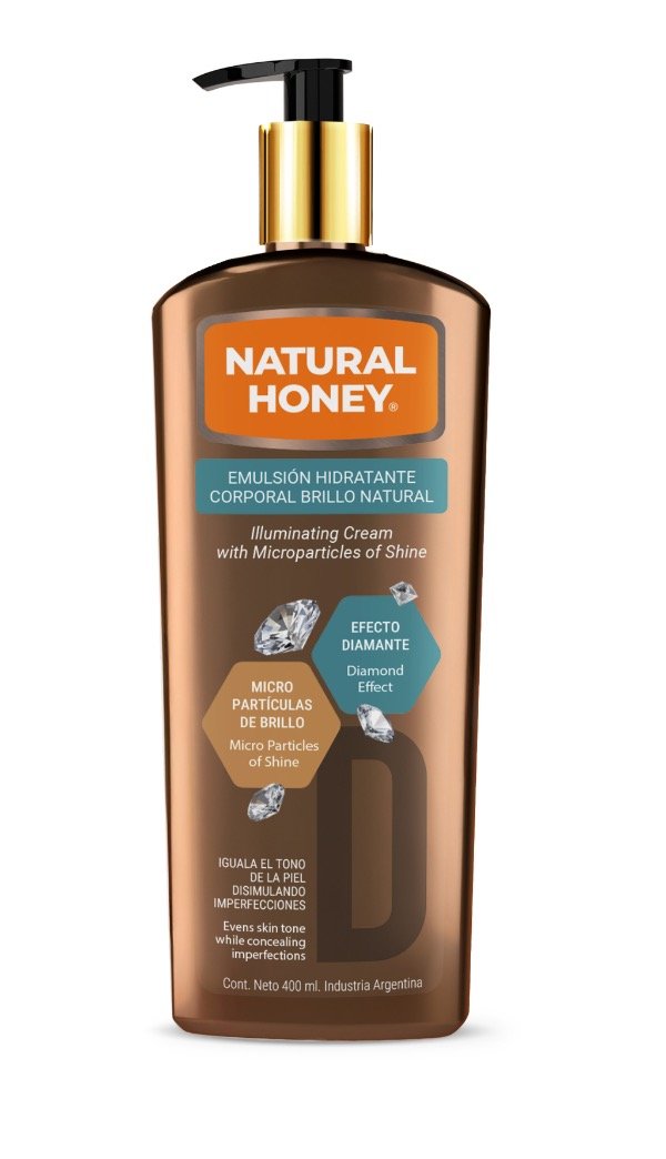 Producto - Emulsión hidratante corporal con brillo natural x 400ml
