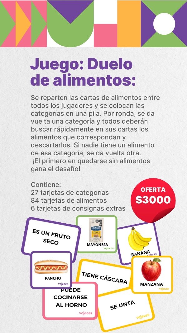 Producto - Duelo de alimentos