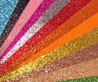 Producto - Goma eva con glitter 56x42