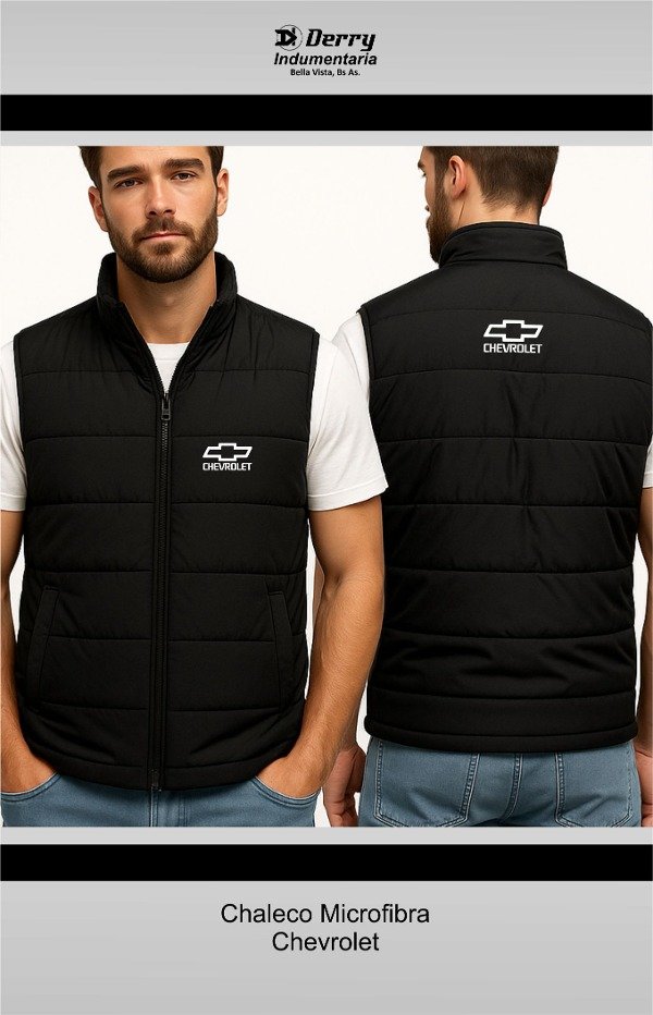 Producto - Chaleco MIcrofibra Chevrolet Logo