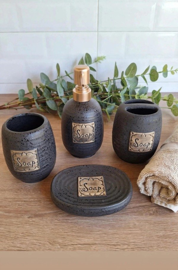 Producto - Set baño negro