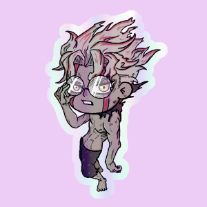 Producto - Stickers Holograficos - DanDaDan - Orakun