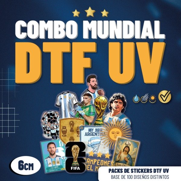 Producto - Pack dtf uv, mundialista