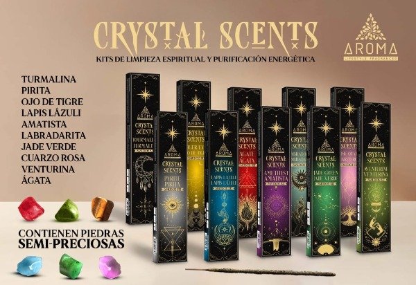 Producto - Sahumerios Crystal Scents - Aromanza