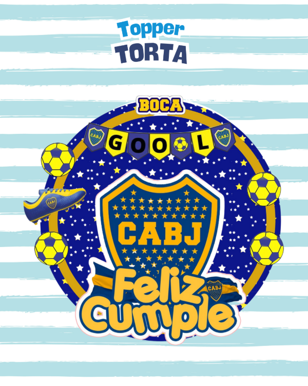 Producto - BOCA - 1,2,3 CUMPLE LISTO
