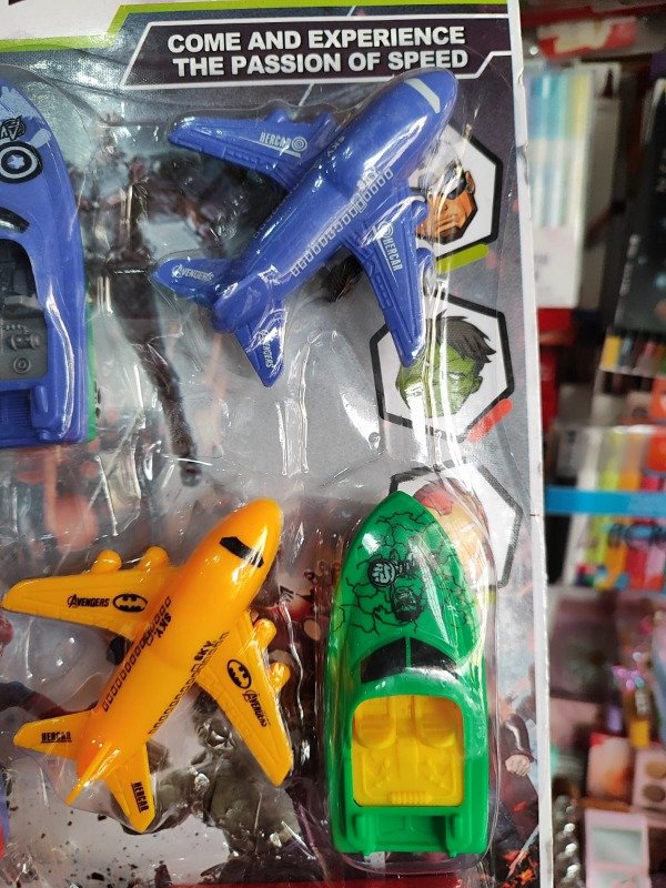Producto - Set Vehiculos Autos Superhéroes Avengers x 12 - 4