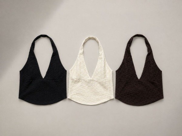 Producto - TOP HALTER ENCAJE P/ ATAR - 0