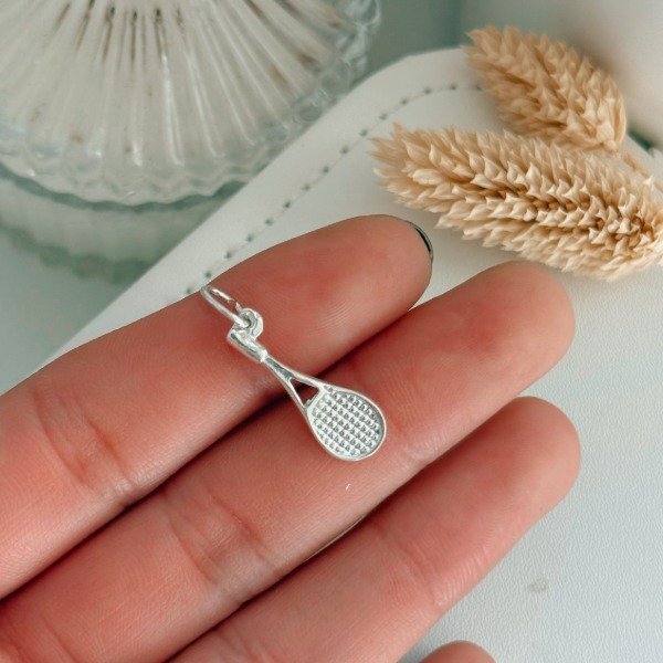 Producto - Dije Raqueta De Tenis Plata 925