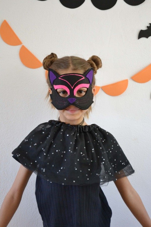 Producto - Máscara Gato Negro + Bolsita