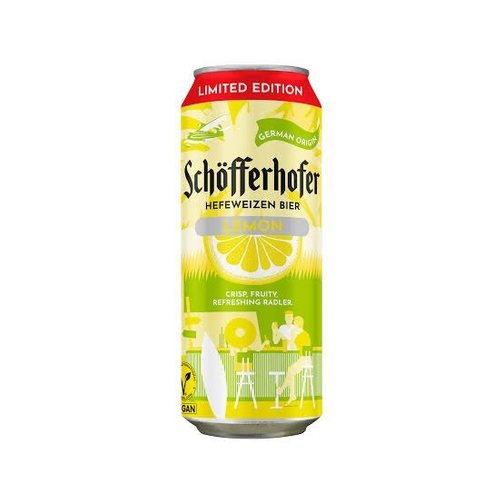 Producto - Cerveza Schofferhofer Lemon Hefeweizen Alemana 500 ml