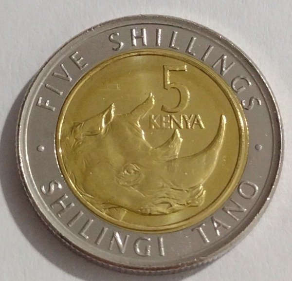Producto - Kenia 5 shillings 2018 - 0