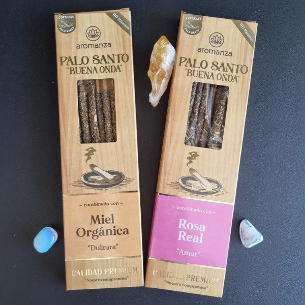 Producto - Sahumerio Palo Santo Buena Onda x 8 Varillas (Sagrada Madre)