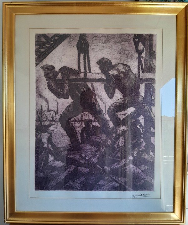 Producto - QUINQUELA MARTIN - Aguafuerte