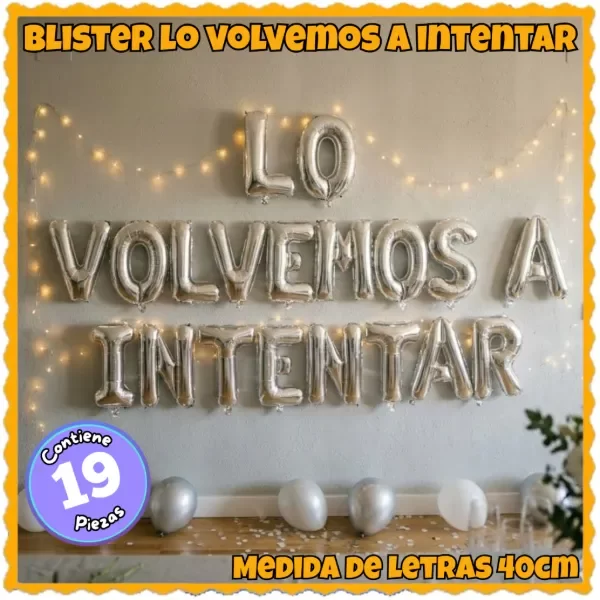 Producto - set globos lo volvemos a intentar
