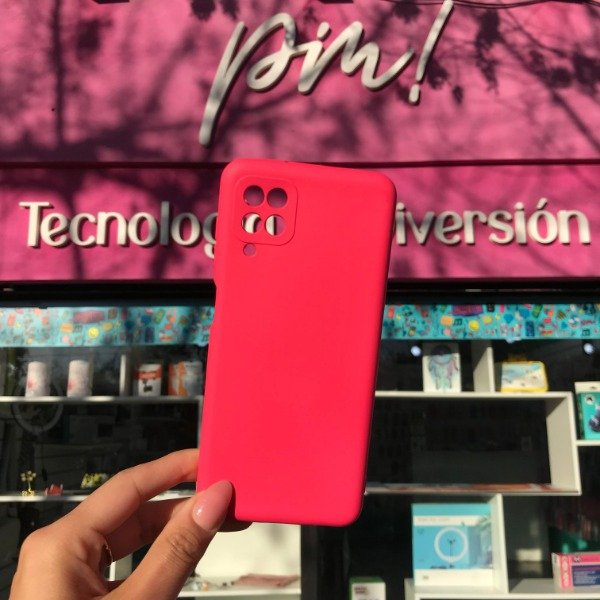 Producto - Samsung A12/ Samsung M12 Silicone Case Fucsia