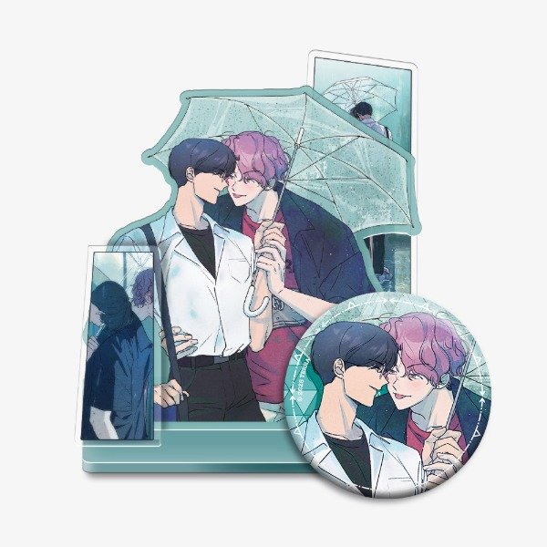 Producto - A PEDIDO Spinach Bouquet - Scene Acrylic Stand, Can Badge (Corea)