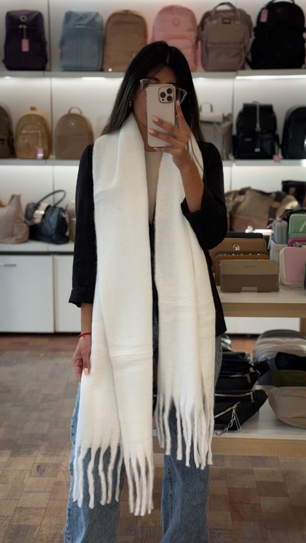 Producto - Bufandón Nube - Blanco - 1