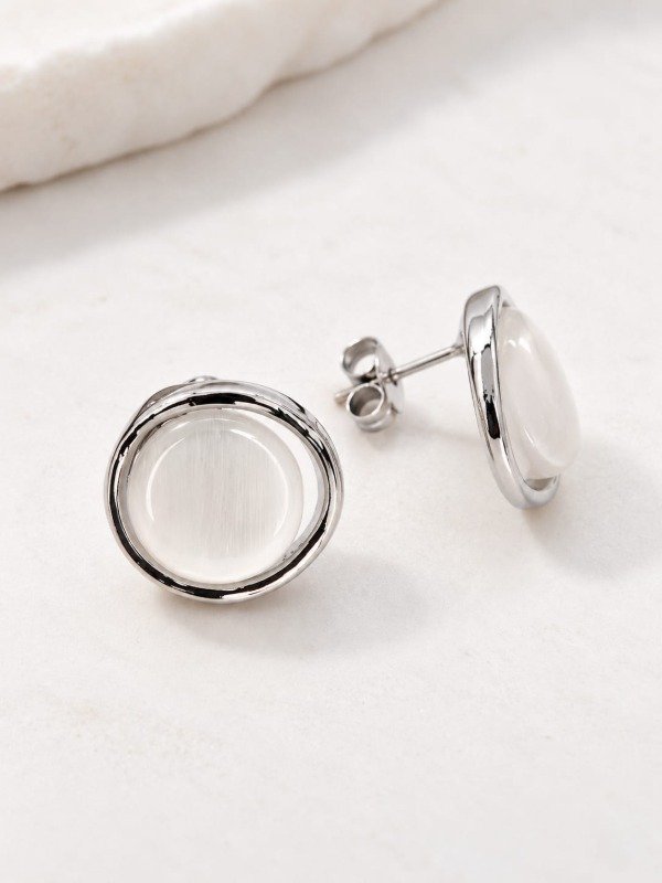 Producto - Aros acero quirurgico pasante circ nacar borde irreg dor