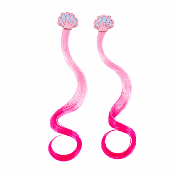 Producto - EXTENSION DE PELO ROSA 2 TONOS CLIP ALMEJA x 2un.