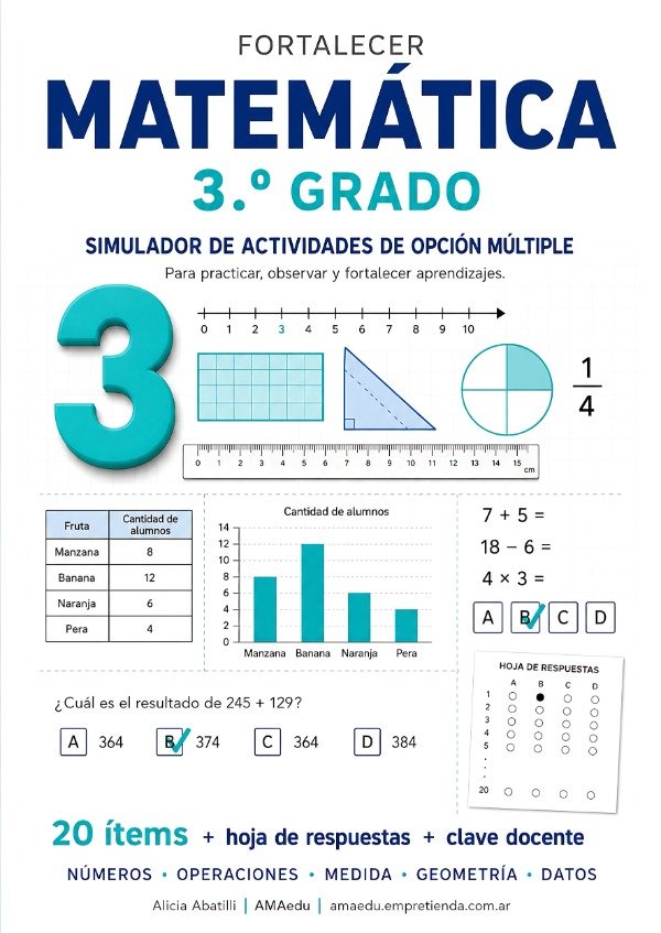 Producto - APRENDER 2026 - TERCER GRADO - LENGUA Y MATEMÁTICA - 5