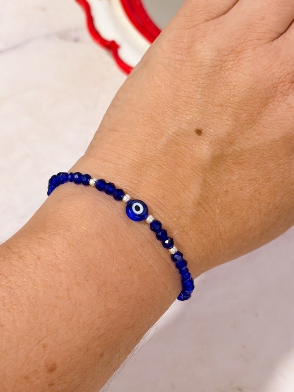 Producto - Pulsera cristales Azul Amuleto - 0