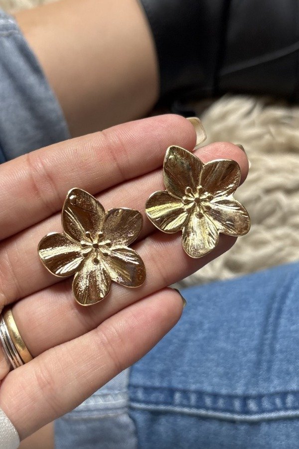 Producto - Aros Flor (Gold)