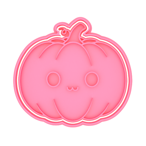 Producto - Cortante con Stamp Calabaza Kawaii 1
