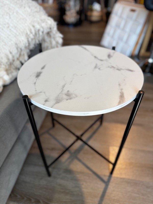 Producto - Mesa auxiliar marmol mdf