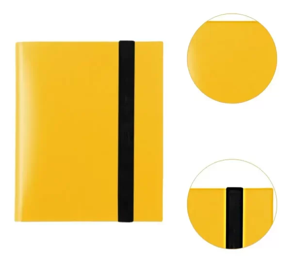 Producto - Binder Carpeta 8 360 Cartas Tcg Standard Amarilla - 1