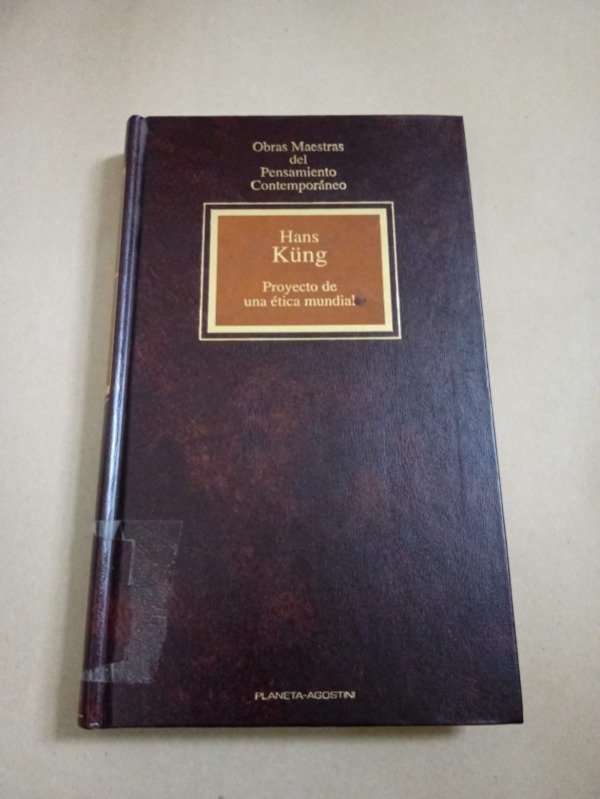 Producto - Proyecto de una ética mundial - Hans Küng - Planeta Agostini 1994