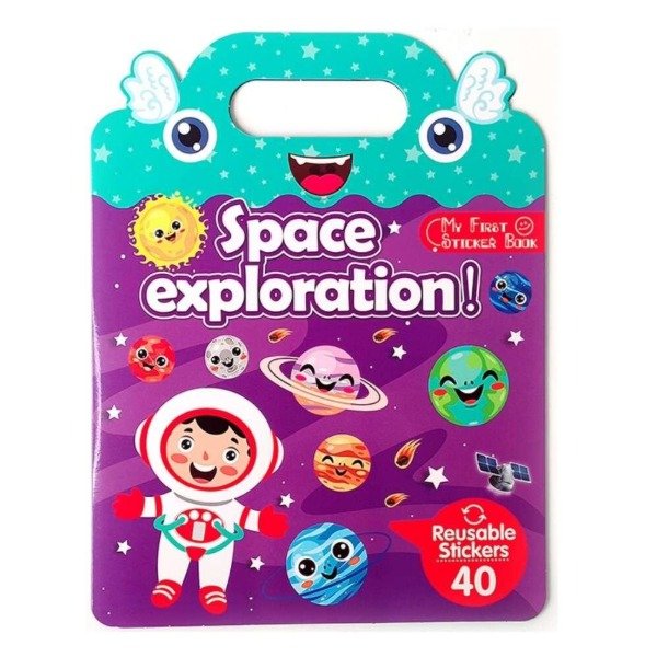 Producto - LIBRO DE STICKERS REUTILIZABLE - ESPACIO