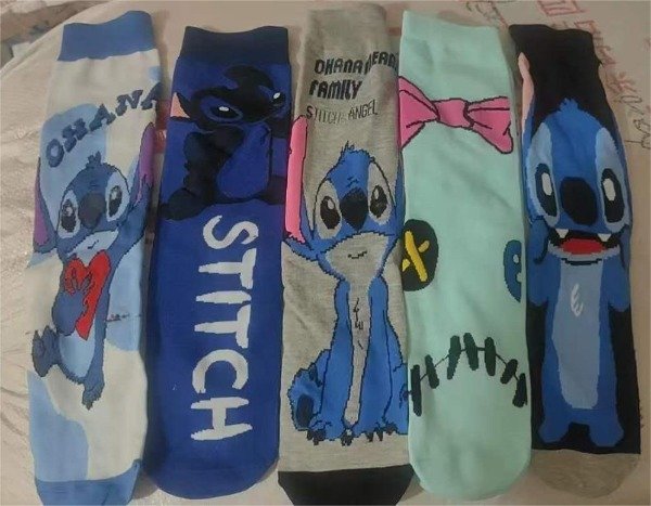 Producto - LW1-0011 832 MEDIA LARGAS CON DIBUJO DE STICH