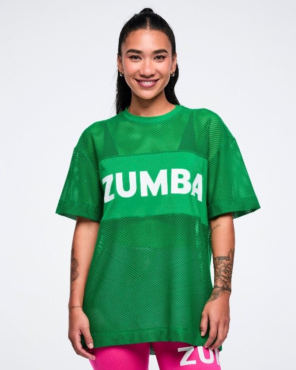 Producto - Color Spree Boxy Mesh Top