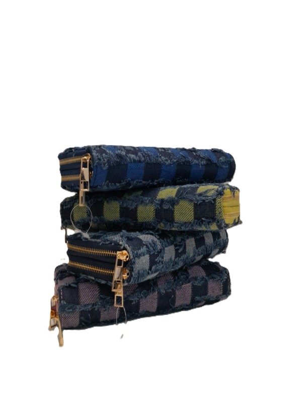 Producto - Billetera Doble Cierre Cuadrados