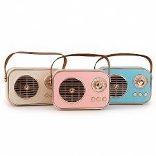 Producto - Parlante Bluetooth Vintage con Radio FM